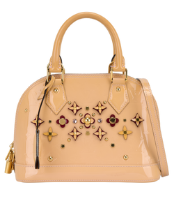 Vernis Flower Alma BB, Patent, Beige/Yellow, SN4156, CL/L/K/S, 2*
